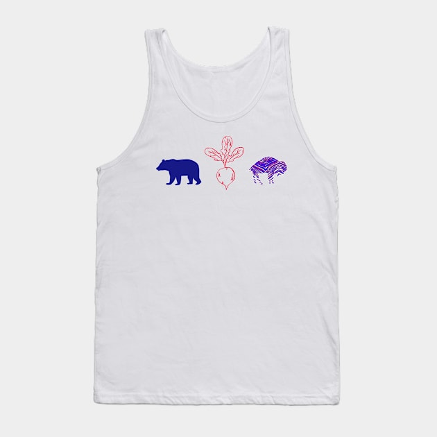 Bears Beets Buffalo Tank Top by Simply Made with Dana